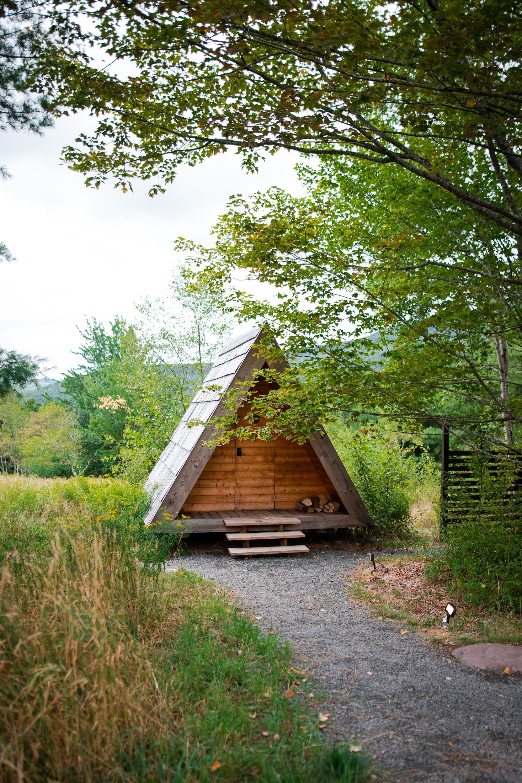 Lushna cabin exterior at Eastwind Windham