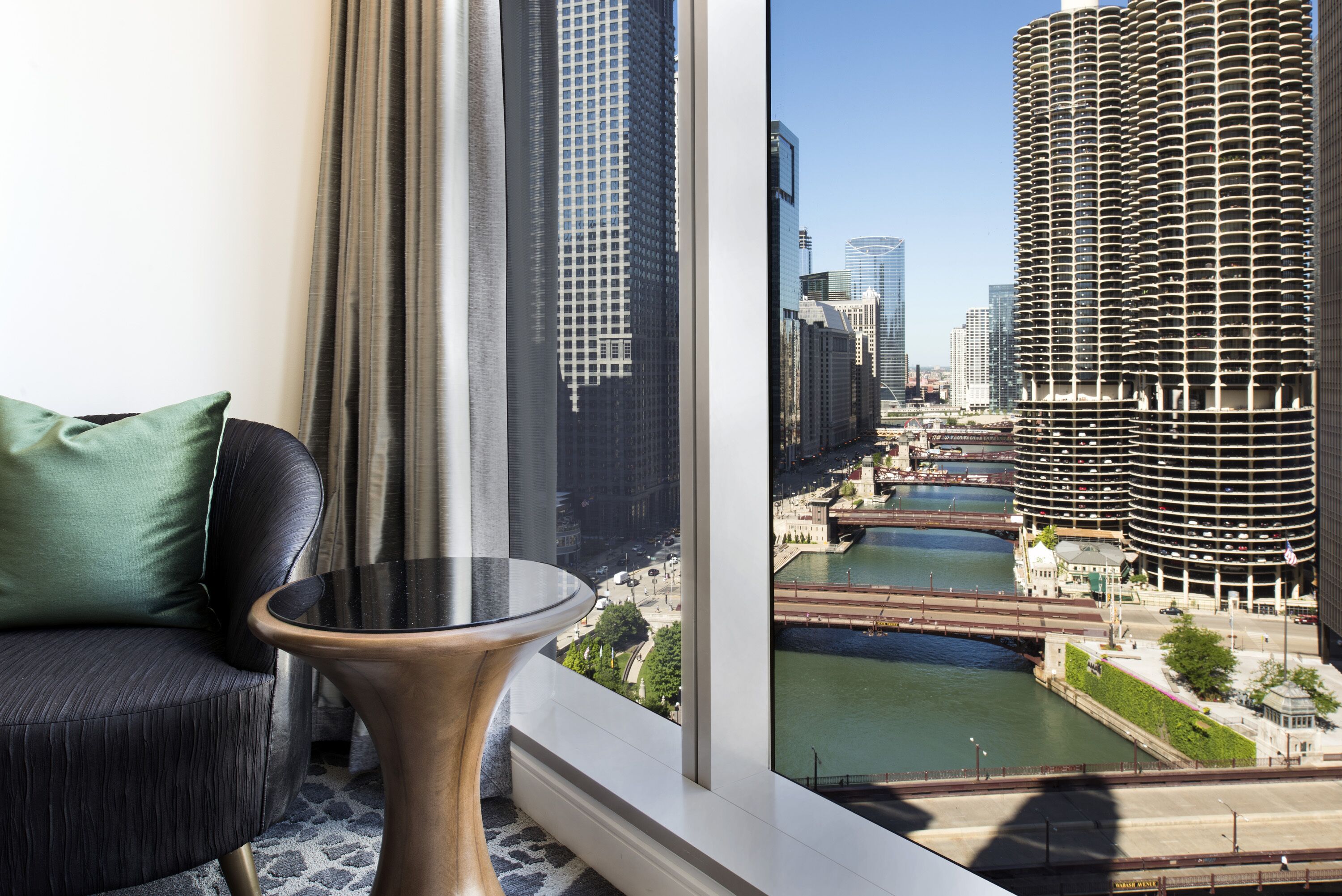 LondonHouse guestroom view of the river; select the matching view category