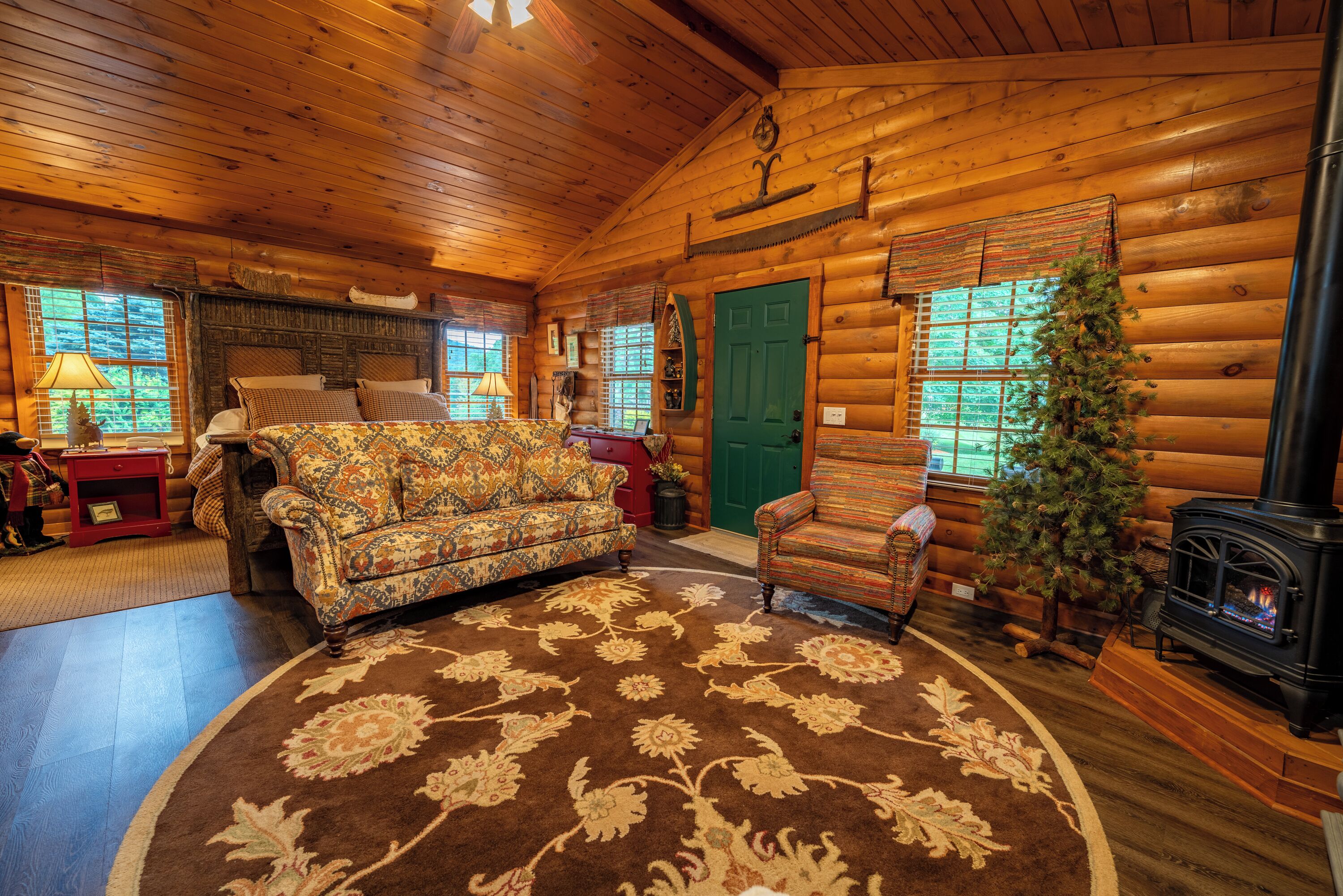 Timberland Log Cabin interior at Goldmoor; category-specific image
