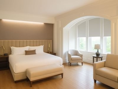 Premier King bedroom at The Abbey Inn