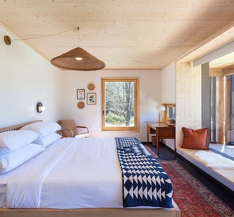 Pine Suite bedroom at Eastwind Windham